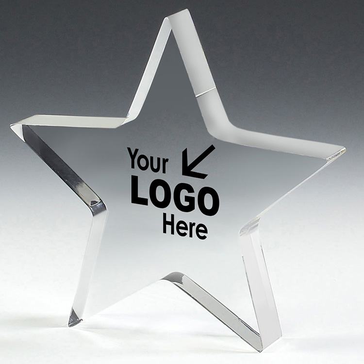 PhotoImage® Star Paperweight - 5” x 5” x 1/2” PhotoImage® Star Paperweight - 5” x 5” x 1/2”